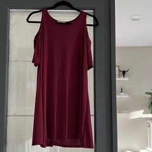 Cold shoulder dress
